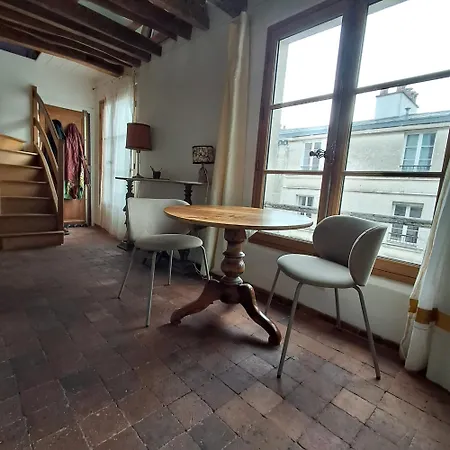 Unit 019 Ile Saint Louis Duplex Cosy Flat 3 Pax Lägenhet *